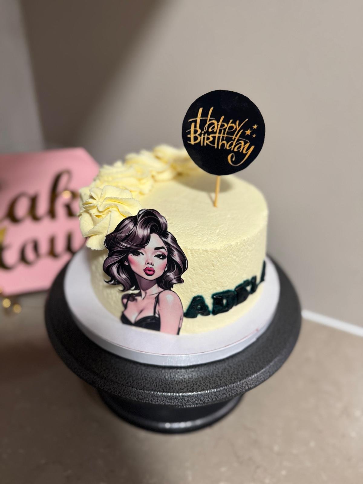 Chocolate Sticker Cake